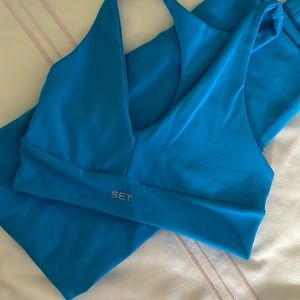 SET ACTIVE BLUE TWO PIECE SET